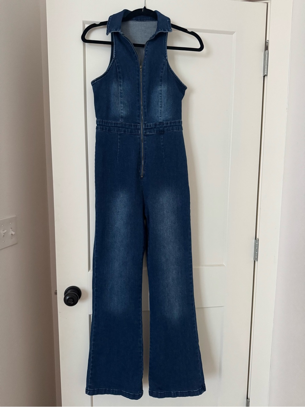 Women’s Dark Blue Denim Jumpsuit